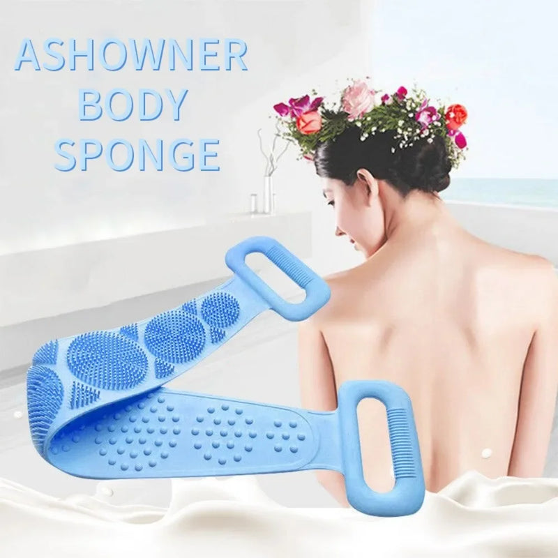 KIT COM 4 PCS Escova para Banho Silicone Massageadora e esfoliação